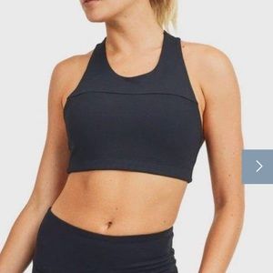 Mono B NWT racer back sports bra in Black size L